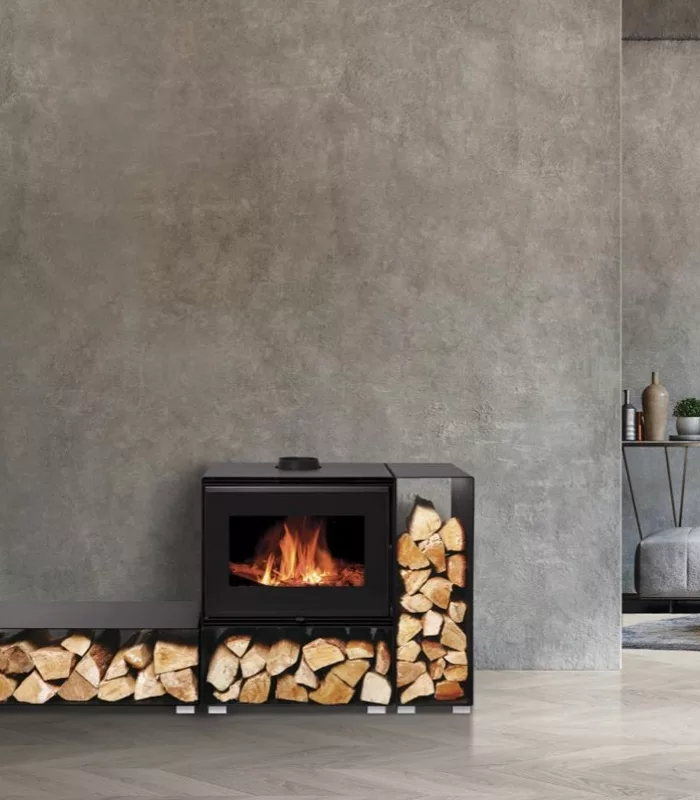 Le poêle à bois LUCREZIA